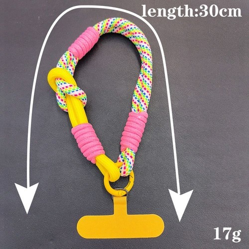 Dopamine Phone Wrist Strap Camera Hanging Rope Phone Charm Accessories - Photo 2 sur 17