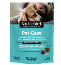 Nutri-Vet Pet-Ease Soft Chews for Dogs 6 oz, 70 ct