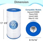 PA90 SPA Filter Pool Filter For Hayward C900 CX900RE, Unicel C-8409 FC-1292 NEW — photo 2