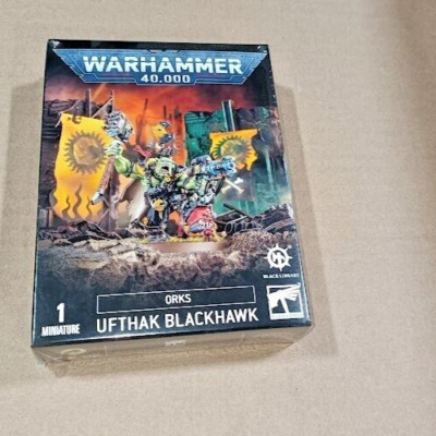  WARHAMMER 40K - ORKS - UFTHAK BLACKHAWK - NIB - OOP  