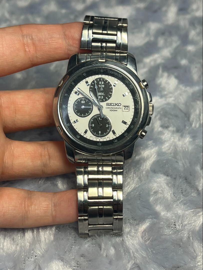SEIKO　セイコー　クロノグラフ　7T92-0BF0 セイコーSEIKO クロノグラフ100M 7T92-0BF0 メンズ腕時計