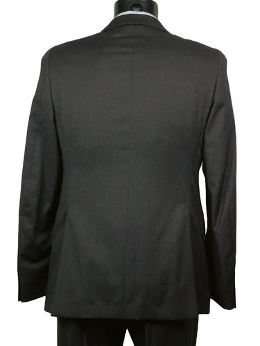 Men's Suit PENNESI Fabric F.lli Cerruti 56 Wool Light Gray Elegant Set - Picture 2 of 8