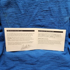 NES Nintendo Disney Adventures in the magic kingdom manual only no game