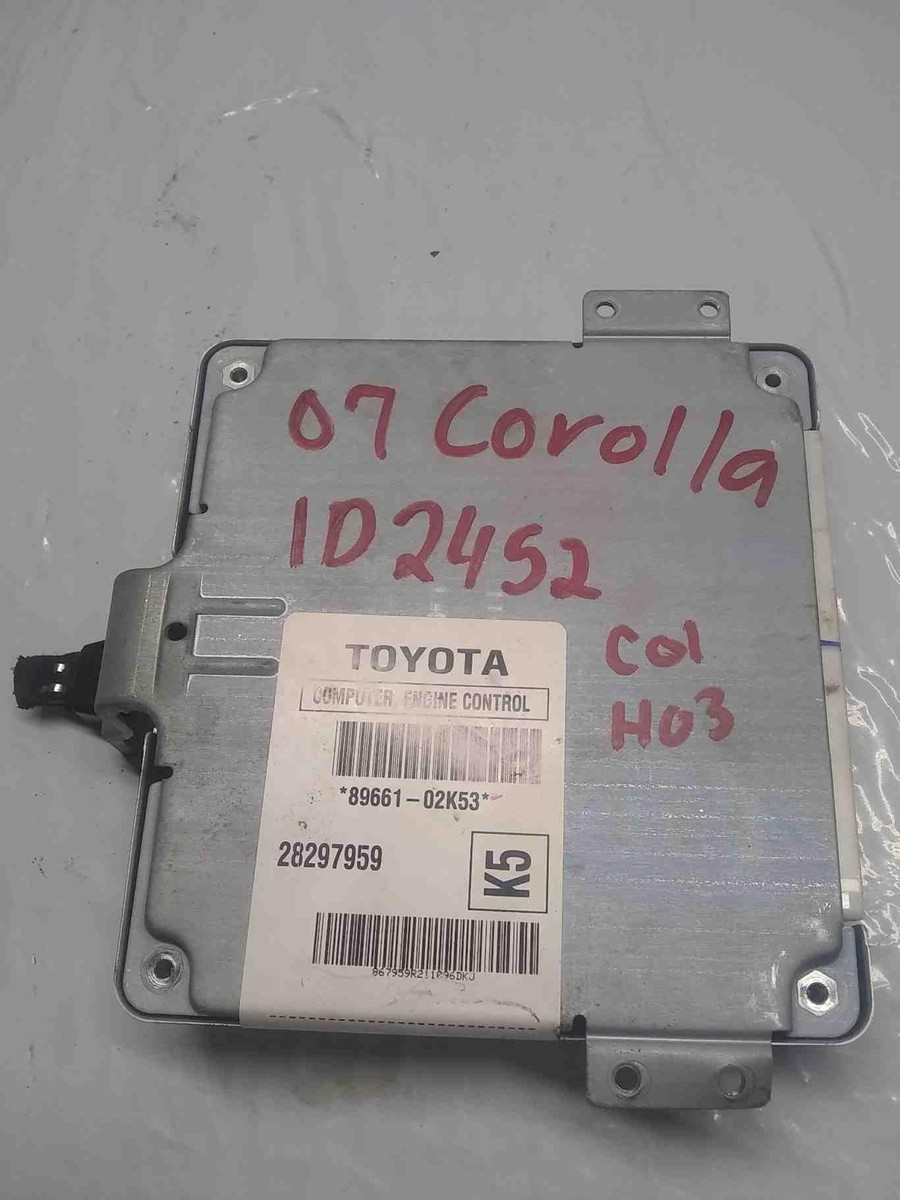 専用ページ 二点 2009-2010 Corolla 89661-02F50 Computer Brain Engine Control