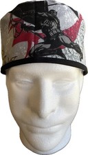 DC Comics Batman Grey Tribal Scrub Hat Chemo Cap