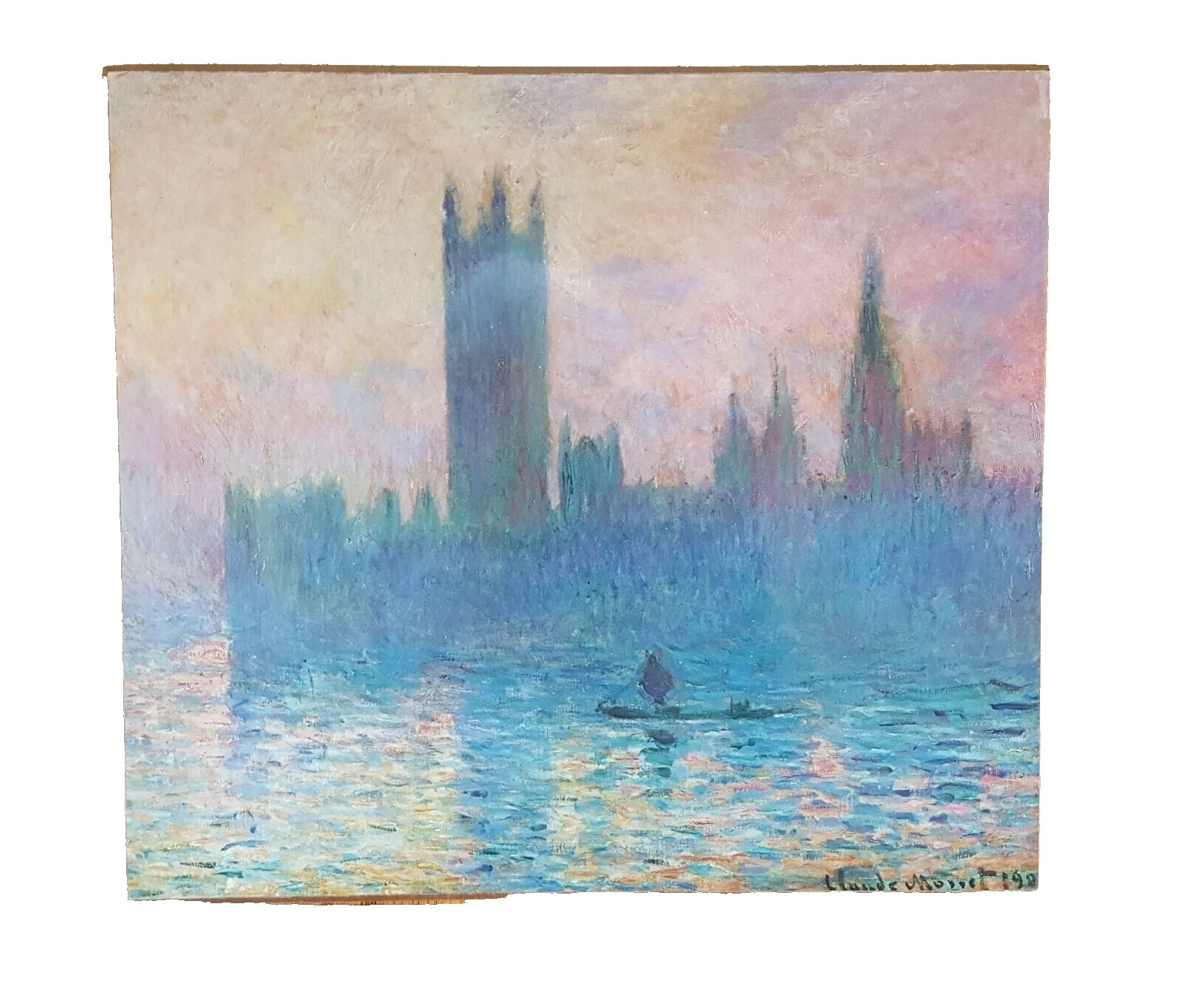 Afiches y grabados de Claude Monet Puesta de sol