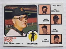 1973 Topps Charlie Fox #252
