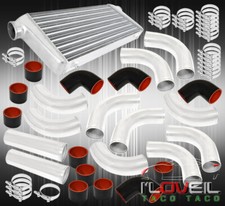 Aluminum Turbo 31x11.5x3 Front Mount Intercooler 8pcs 75mm Turbo Piping Kit Aluminum Turbo 31x11.5x3 Front Mount Intercooler 8pcs 75mm Turbo Piping Kit