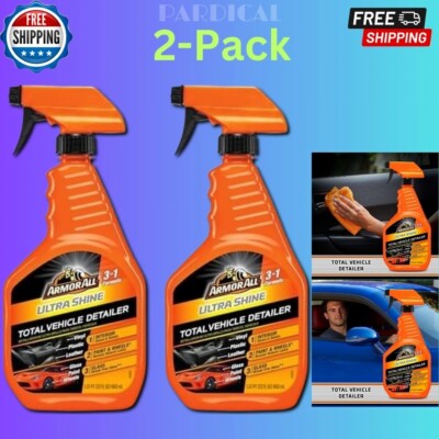 Armor All Ultra Shine Total Vehicle Detailer Spray, Interior and Exterior, 2-PK