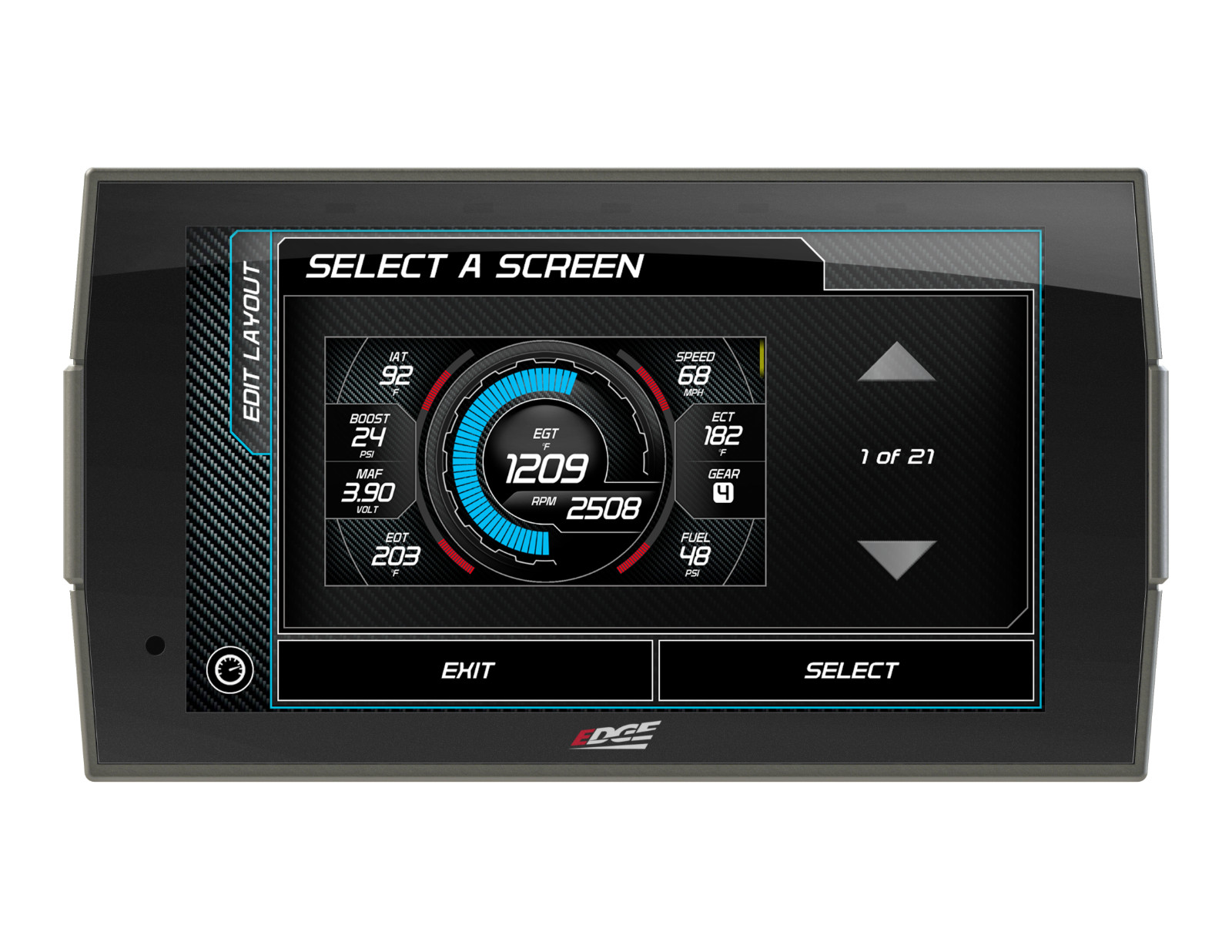 Edge Insight CTS3 Monitor W/ A-Pillar Display Mount For 06-09 RAM 1500/2500/3500
