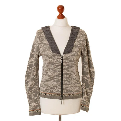 Cardigan femme EVA & CLAUDI gris viscose taille M 10888 - Photo 1/4