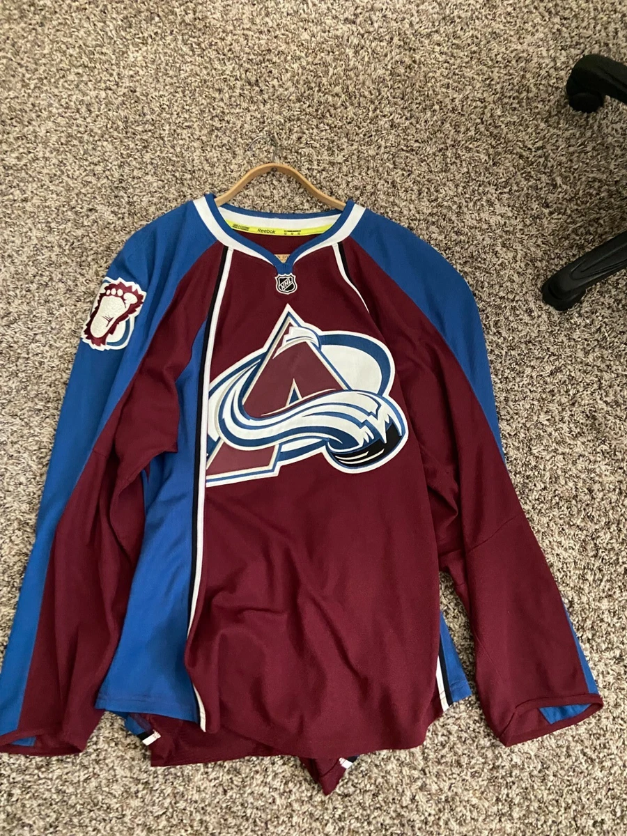 Authentic Reebok Edge Blank Colorado Avalanche NHL Hockey jersey size 52