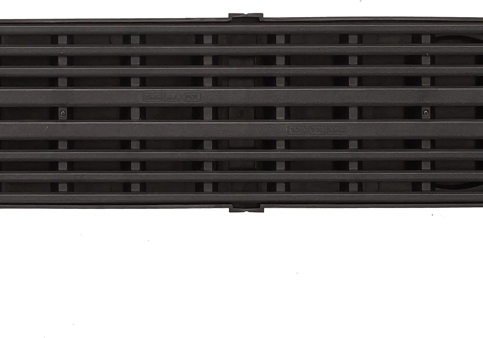 10m Entwässerungsrinne für modulares System A15 98mm, Stegrost Kunststoff - Bild 3 von 4