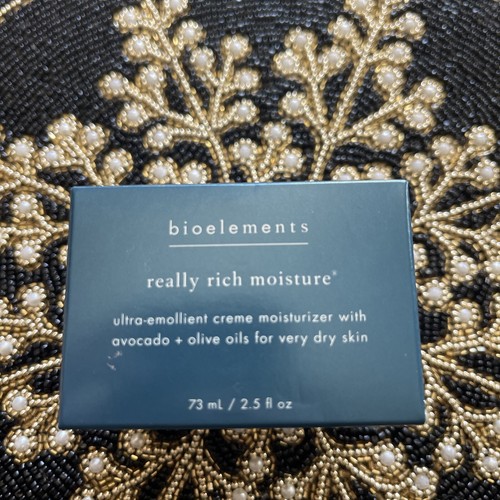 Bioelements Really Rick Moisture piel muy seca 2,5 fl. oz/73 ml nuevo en caja