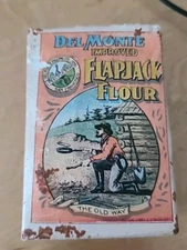 Del Monte Milling Co Flapjack Flour Package Salesman's Sample 1890s  Gold Miner