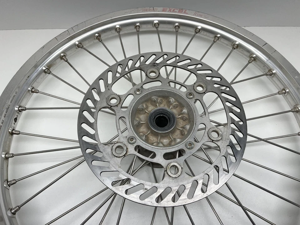 Kawasaki KX125 KX250 1999-02 rueda delantera OEM cubo de llanta 21 x 1,60 Foto 2 de 4