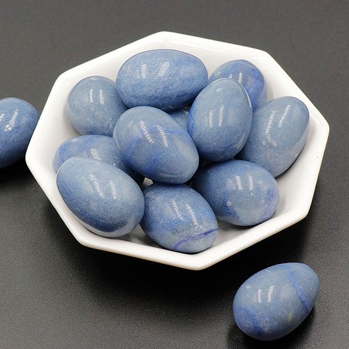 1 Pc Natural Palm Quartz Crystal Amethyst Agate Aventurine Healing Gemstone Egg - Picture 34 of 45