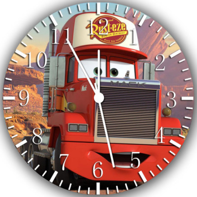Disney Cars Mack Frameless Borderless Wall Clock Nice For Gifts or Decor W261