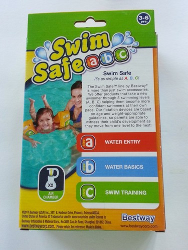 Swim Safe Baby Armbands Step C 3-6 Years Floaties For Children Best Way NIB - Picture 2 of 5