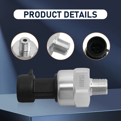 1/8"NPT Thread Pressure Sensor 150PSI 5V DC for Gas Water Oil Fuel Air Pressure - Picture 7 of 10