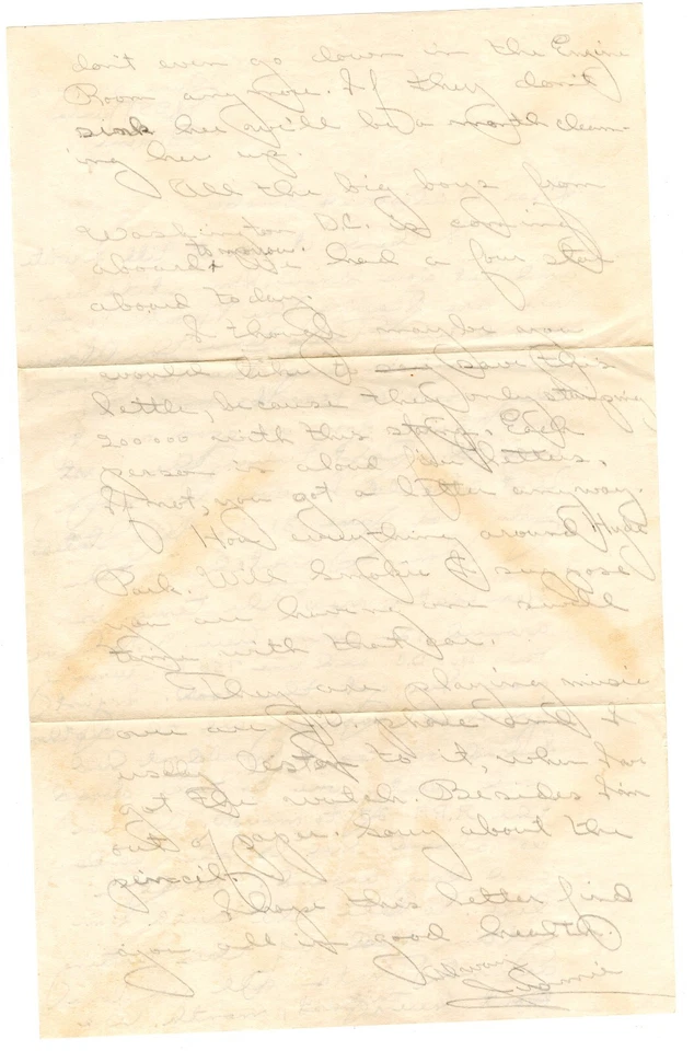 US 1946 USS Nevada Atomic Bomb Target Ship Bikini Atoll Cover With Letter - Image 3 of 3