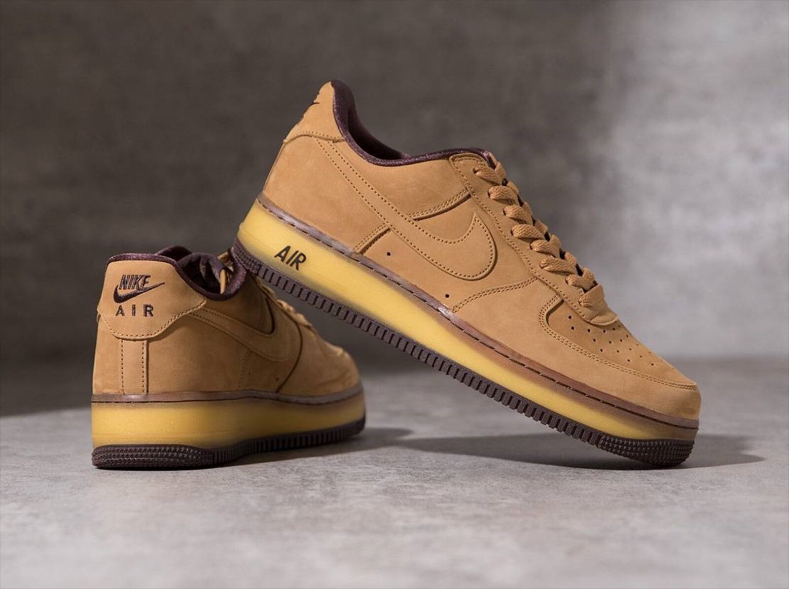 Size 10.5 - Nike Air Force 1 Low Wheat Mocha 2020 for sale online | eBay