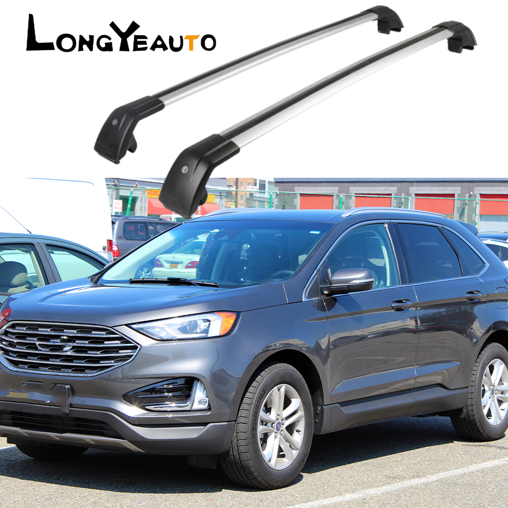 Crossbar Fits For Ford Edge 2015-2020 Cross Bar Roof Rack black