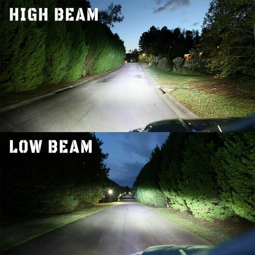 9005 9006 10000K Super White Bright LED Headlights Kit Combo Bulbs HIGH/LOW Beam - Picture 6 of 18