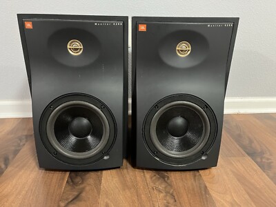 JBL 4208 Studio Monitors 75Watt 8OHM Speakers Pair (New Foam No
