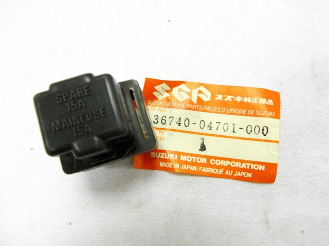 Suzuki DR250 DR350 DR650 Fuse Box Assy NOS SP125 SP200 FUSE HOLDER 36740-04701 Foto 2 de 4