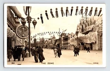 Postcard RPPC California San Francisco PPIE Joy Zone Amusement Park 1915 Posted