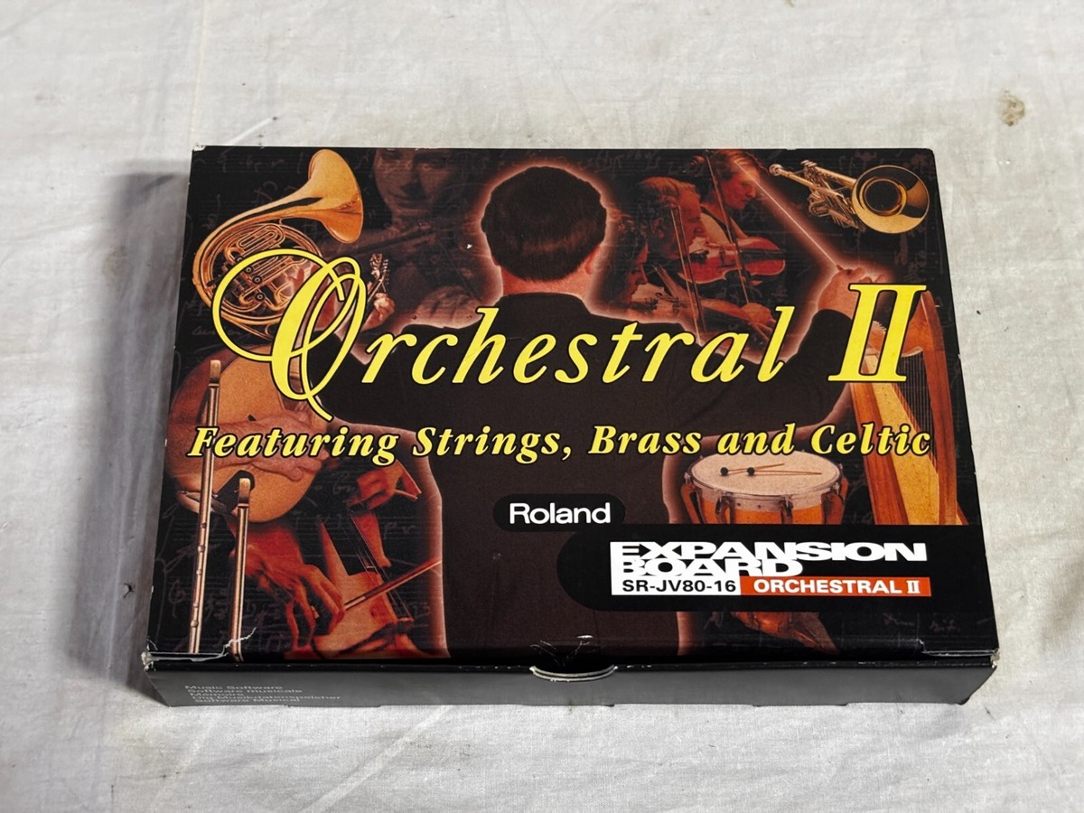 Roland 拡張音源ボード SR-JV80-16 Orchestral II Roland SR-JV80-16 : Orchestral II Exp. Board w/ box | eBay