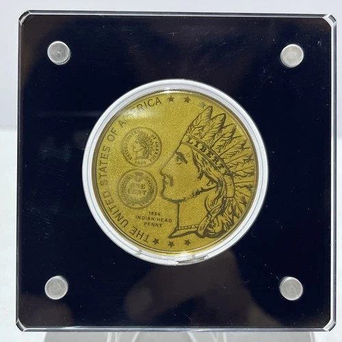 2024 American Mint 1864 Indian Head Penny 1/200oz 999 Fine Gold Comemorativ Coin