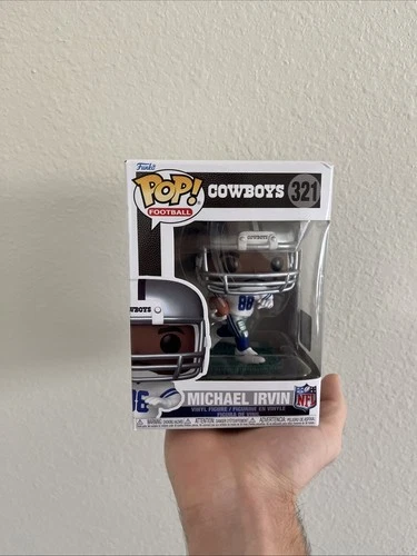 Funko Pop NFL Dallas Cowboys: Michael Irvin Figure w/ Protector