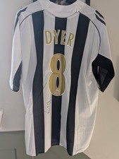 Signed Kieron Dyer Newcastle United Shirt