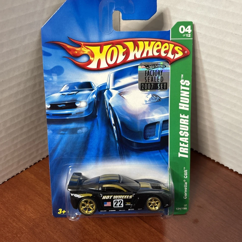 Lot Of 2 Hot Wheels 2007 Super Treasure Hunt  And Treasure Hunt Corvette C6R - Image 3 of 4
