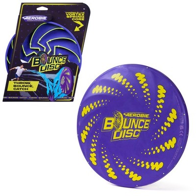 Aerobie Bounce Disc Outdoor Flying Ring Trick Shot Disc for Ages 5+
