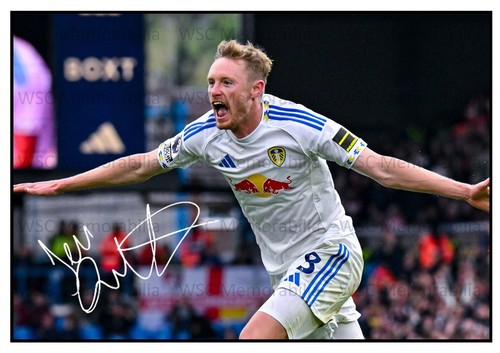 11691. Sean Longstaff Signed Pictures (A4 Prints) Leeds Newcastle Blackpool etc.
