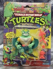 Ray Fillet Gray V variant TMNT MOC Vintage 1990's Teenage Mutant Ninja Turtles