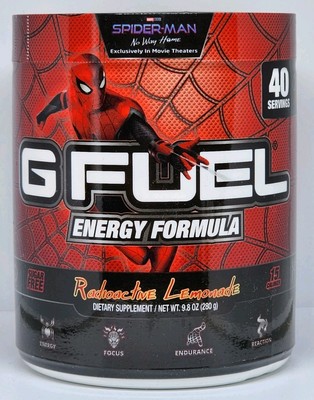 G Fuel Energy Formula RadioActive Lemonade 40 Servings Sugar-Free New Sealed