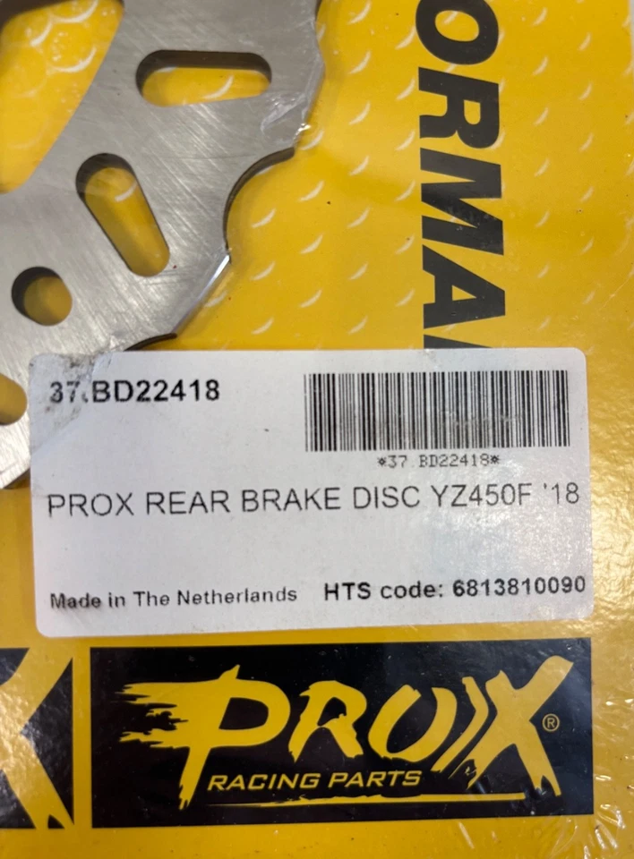 2016-2025 Yamaha Rear Brake Rotor Disc YZ YZF WRF 125 250 450 240mm - image 2 of 3