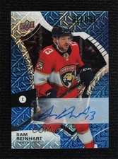 2021-22 Upper Deck Allure Blue Line Auto 29/35 Sam Reinhart #42 Auto 0i5