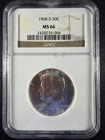 1968 D Kennedy 50C Half Dollar NGC MS66