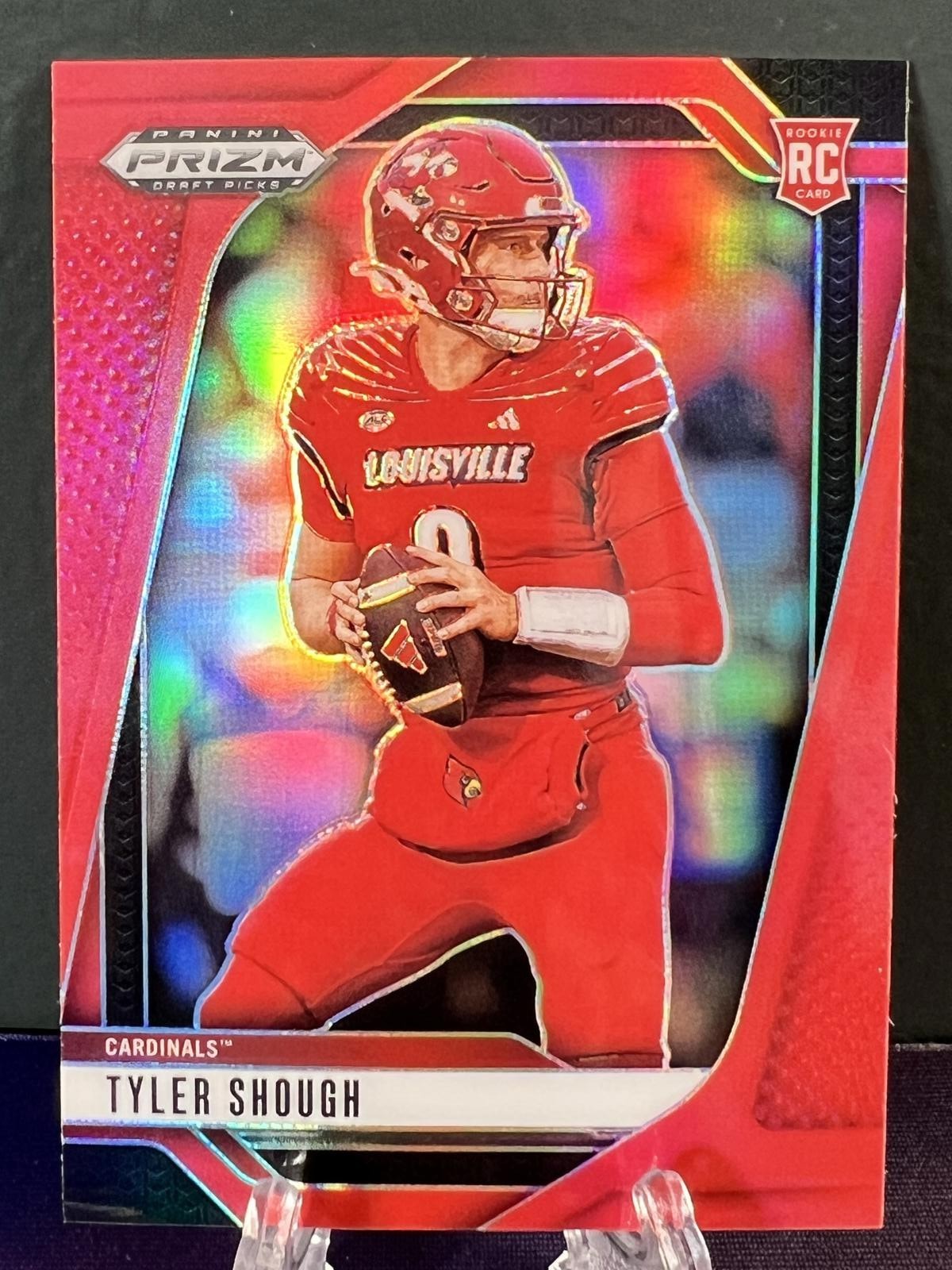 2025 Prizm Draft Picks #49 Tyler Shough Red Prizm /399