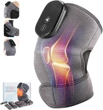 New 3-in-1 Knee Massager for Pain Relief and Circulation, Cordless Heating Pad