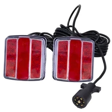 Magnetic Trailer Lights Kit,IP68 Waterproof,Durable, High Brightness, 7-Pin 