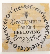 Rustic Farmhouse Sign Bee