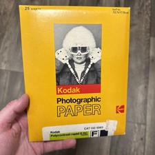 VTG Kodak Polycontrast Rapid 2ii RC Photo Paper Lustre-Luxe E 25 Sheets Sealed