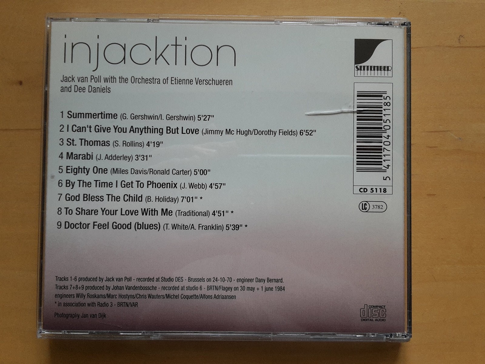 Ван Полл с оркестром Verschueren & d.Daniels Injacktion (CD)