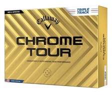 Callaway Chrome Triple Track Golf Balls White Dozen